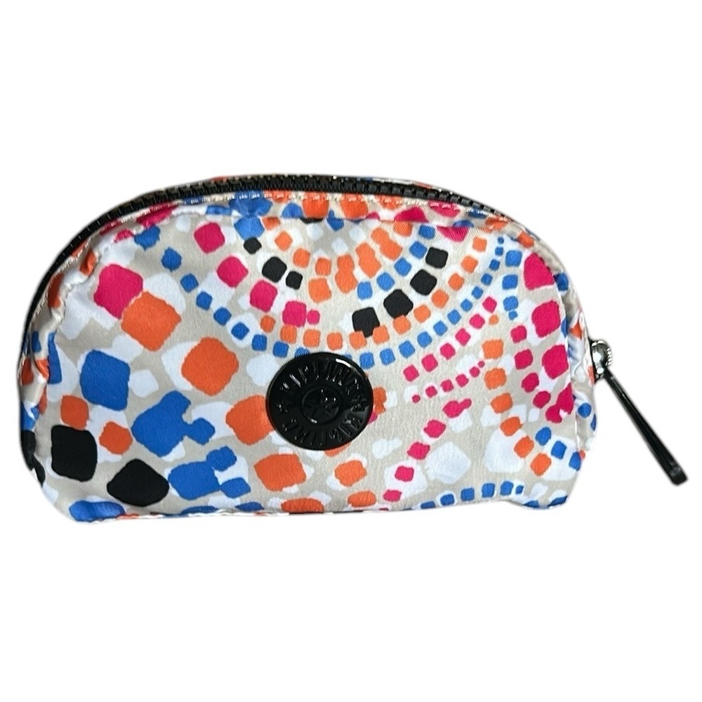 Kipling Multicolor Geo Print Nylon Mini Pouch - Picture 10 of 10
